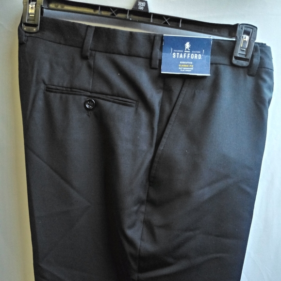 Stafford executive classic fit dress pants - Picture 1 of 5